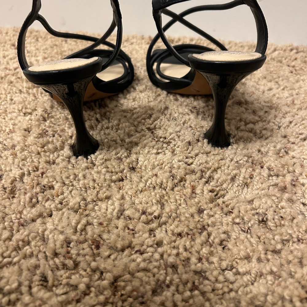 Vince Camuto Black Strappy Heels